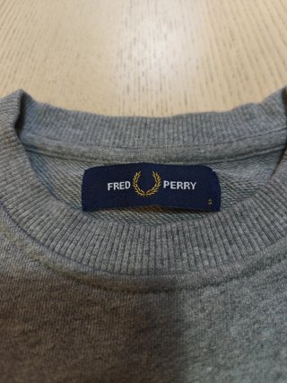 Sudadera Fred Perry Gris - Talla S