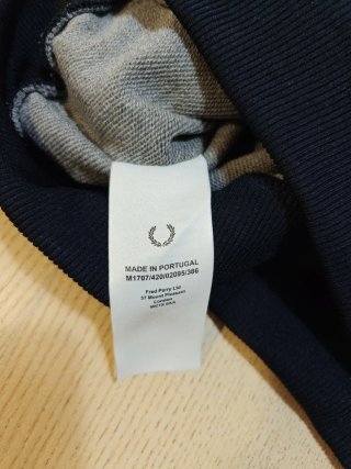 Sudadera Fred Perry Gris - Talla S