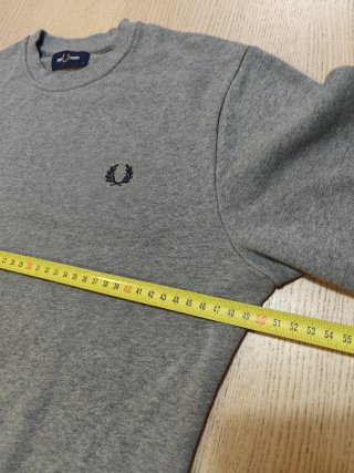 Sudadera Fred Perry Gris - Talla S
