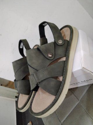 Sandali Uomo N.43 Verde/Beige