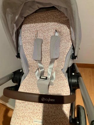 Carricoche bebé gris