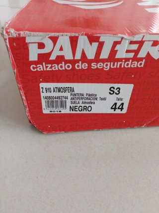 Zapato de seguridad Panter Negro