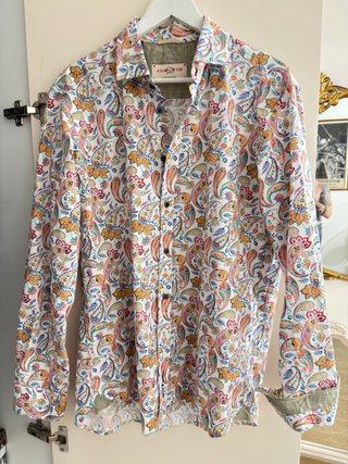 Camisa estampada multicolor Aqua & Cotton