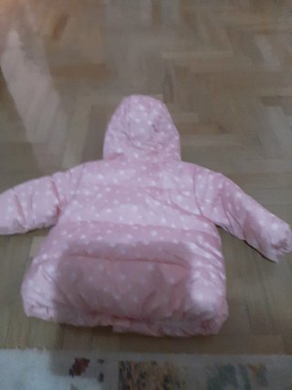 Cazadora bebé rosa estrellas