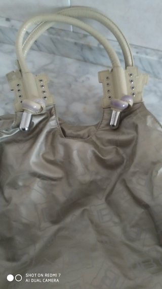 Borsa Laura Biagiotti Beige/Oro