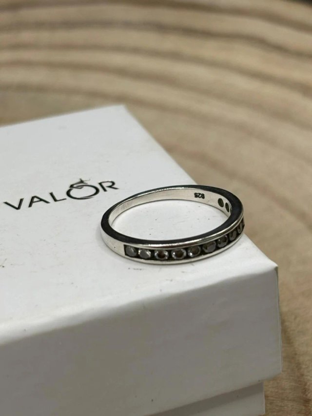 Anillo plata circonitas