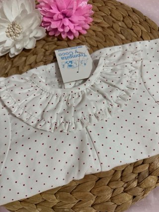 Camisa bebé lunares nueva