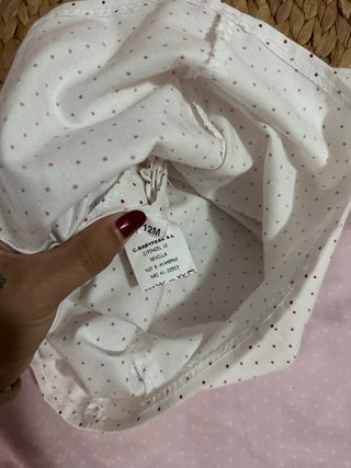 Camisa bebé lunares nueva