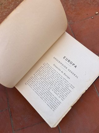 Libro Geografía Pintoresca Editorial Sopena