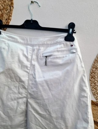Falda Short Tommy Hilfiger Talla S Blanco