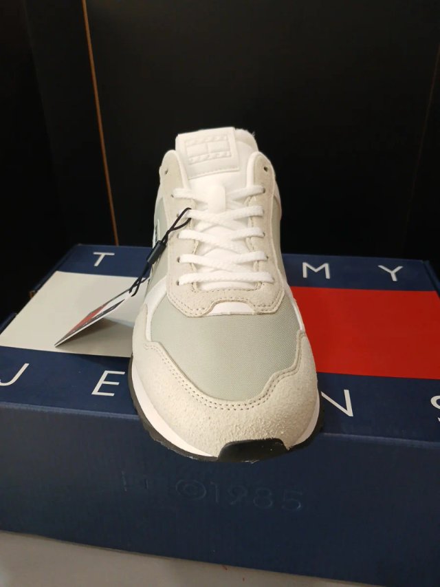 Tênis Tommy Jeans Bege/Cinza Masculino 41 a 46