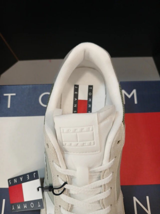 Tênis Tommy Jeans Bege/Cinza Masculino 41 a 46