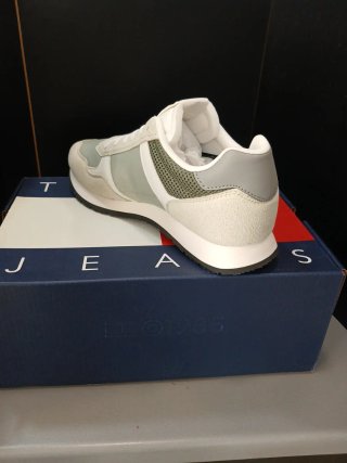 T  41 a 46 Zapatillas Tommy Jeans Beige/Gris Hombr
