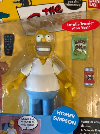 Figura Homer Simpson Intelli-Tronic Ban Dai