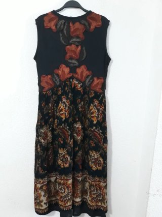 Vestido largo Kina Fernández floral