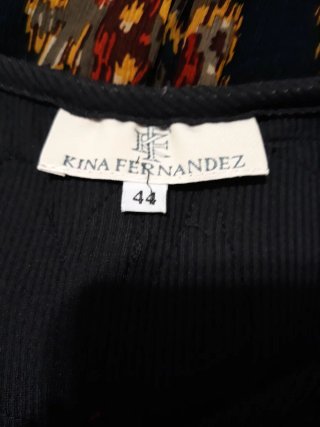 Vestido largo Kina Fernández floral