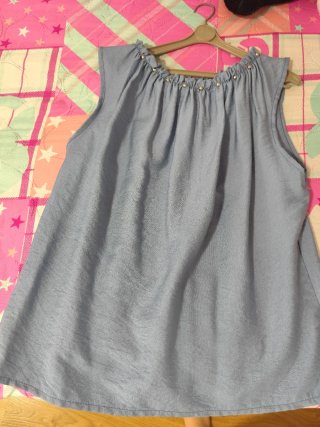 Conjunto azul cielo con tachuelas nuevo