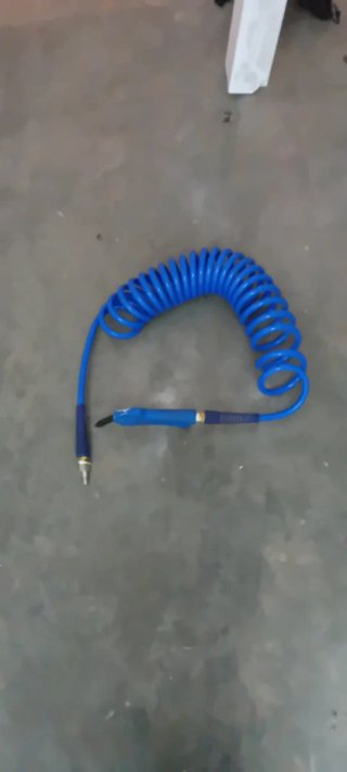 Pistola de aire y manguera