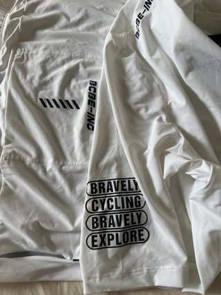 Maillot ciclismo BCBE blanco verano