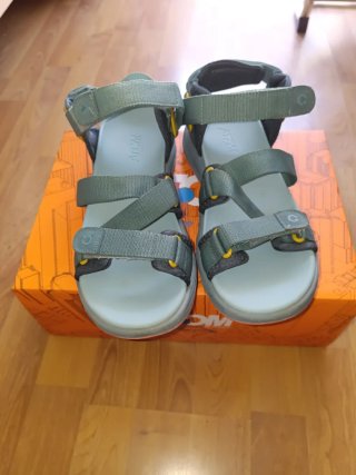 Sandalias Atom Lifestyle Gris/Verde