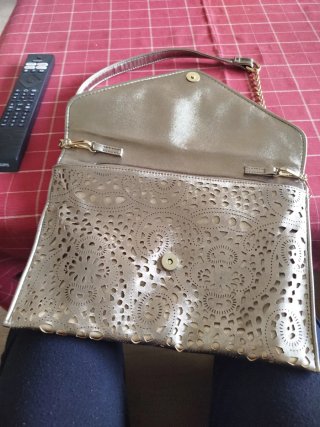 Bolso Cartera Dorado