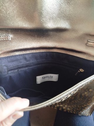 Bolso Cartera Dorado
