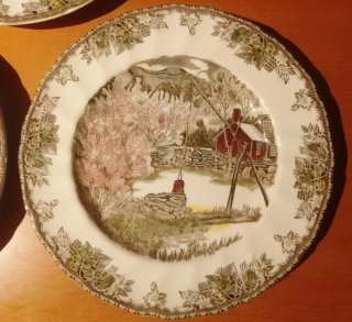 Juego 3 Platos Johnson Bros Ingleses Colección