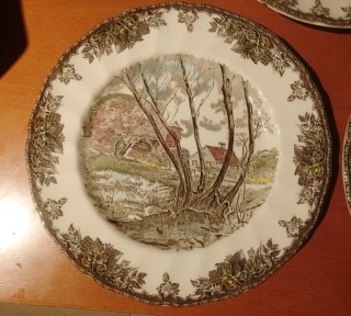 Juego 3 Platos Johnson Bros Ingleses Colección