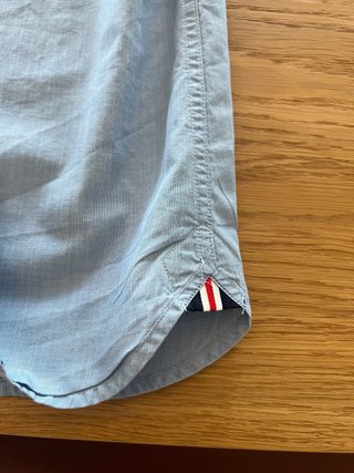 Camisa Fred Perry Azul Manga Corta
