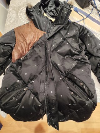 Chaqueta Snowboard Burton Negra Estampada Talla XL