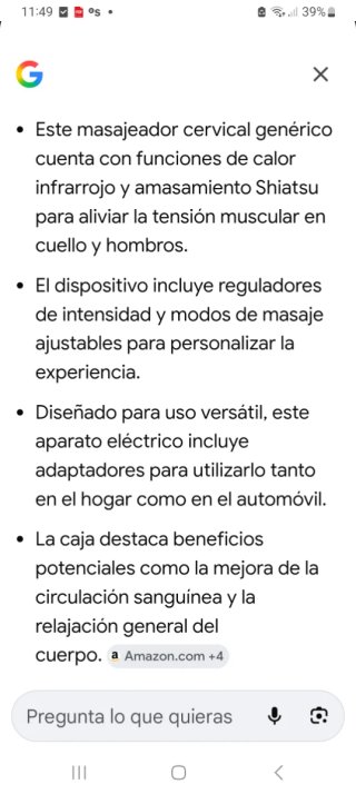 Masajeador de cuello y hombros