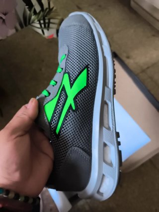 Zapatillas U-Power nuevas grises y verdes verano
