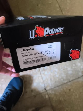 Zapatillas U-Power nuevas grises y verdes verano