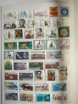 Sellos nuevos de Berlín (1977/1990).