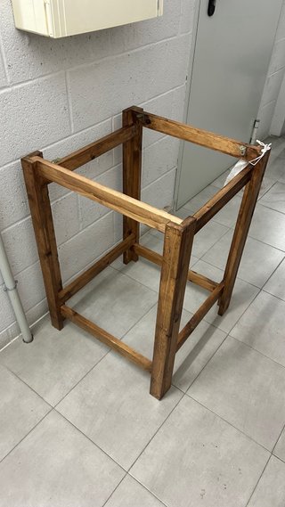 Mesa redonda de madera contrachapada 120cm de diam