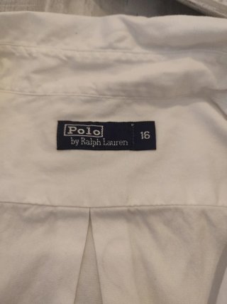 Camisa Polo Ralph Lauren niño blanca