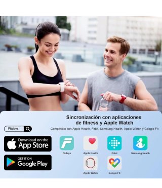 Báscula Inteligente Healthkeep Negra y Plateada
