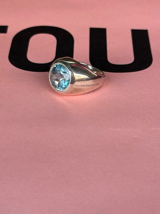Anillo Tous Topacio Plata Descatalogado