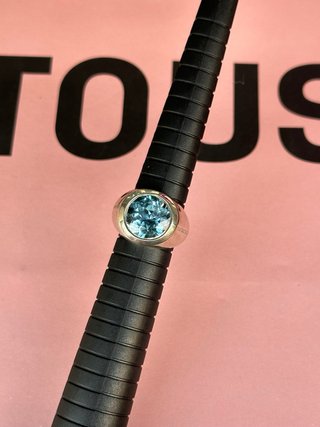 Anillo Tous Topacio Plata Descatalogado