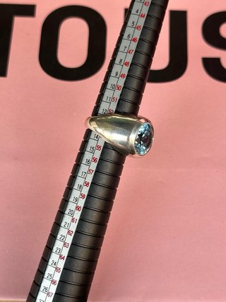 Anillo Tous Topacio Plata Descatalogado