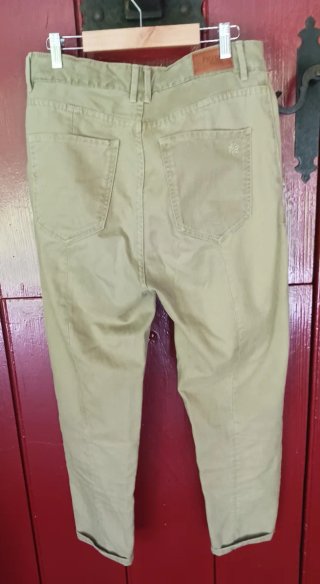 Pantalón Hoss Intropia Mujer Talla 40 Verde Oliva