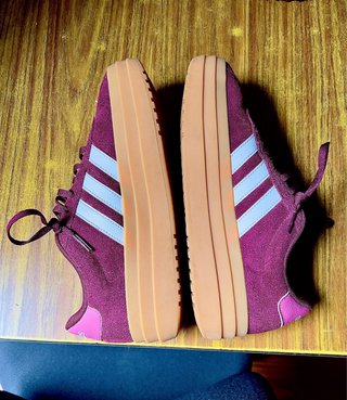 Zapatillas Adidas Suede Rosa y Marrón