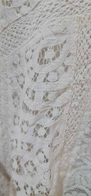 Vestido Blanco Mango Talla L Nuevo