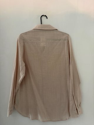 Camisa Beige Lino/Algodón