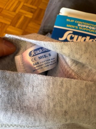 Calzoncillo soporte hernia ScudoTex GRIS