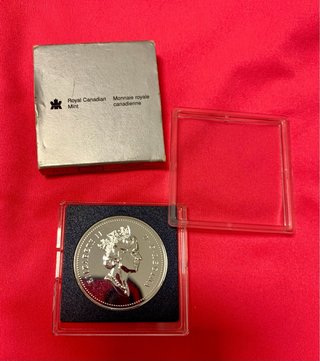 Moneda Plata Canadá Dólar 1996 McIntosh