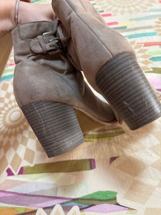 Botines Bershka Beige/Marrón