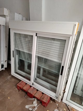 2 Ventanas Climalit Blancas Correderas