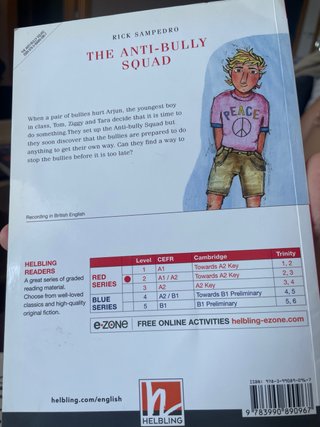 Pack libros ingles anty bully squad