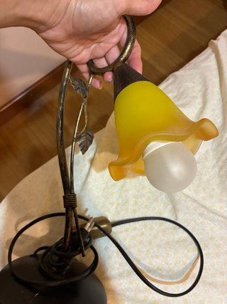 Lámpara de techo y 2 de mesilla